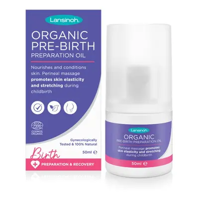 LANSINOH Olio biologico per massaggio perineale 50ml