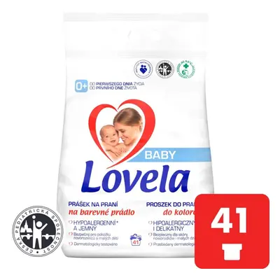 LOVELA Baby detersivo in polvere per capi colorati 4,1 kg / carichi