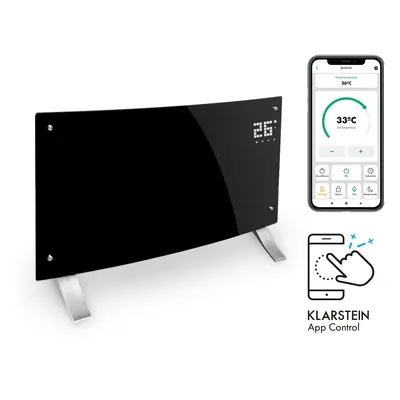 Klarstein Bornholm Curved Smart - Stufa a convezione, W, controllo tramite app, timer