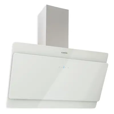 Klarstein Aurica - Cappa aspirante, cm, m3/h, LED, Touch, vetro, bianco