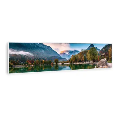 Klarstein Wonderwall Air Art Smart Riscaldatore a infrarossi Lago 120x30cm 350W