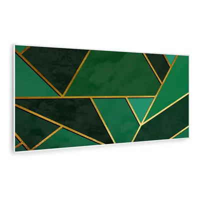 Klarstein Wonderwall Air Art Smart Riscaldatore a infrarossi Linea verde 120x60cm 700W