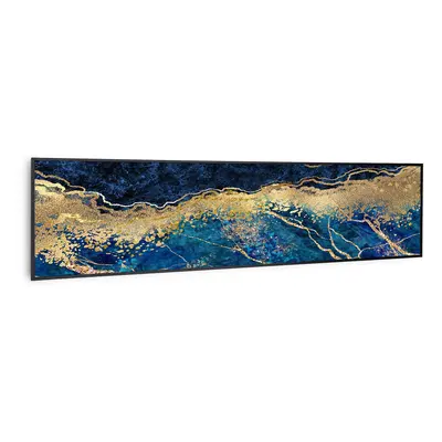 Klarstein Wonderwall Air Art Smart Riscaldatore a infrarossi Marmo blu 120x30cm 350W