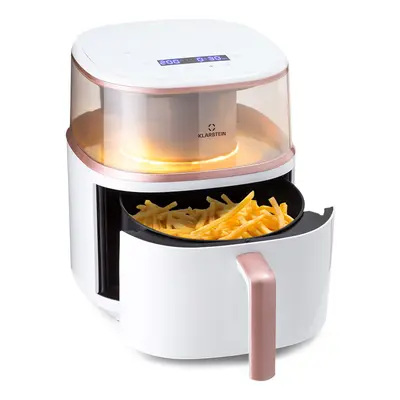 Klarstein Air Bloom friggitrice ad aria calda con funzione vapore, 1500W, 7,5 litri, programmi