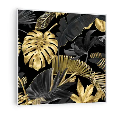 Klarstein Wonderwall Air Art Smart Riscaldatore a infrarossi Fiore nero 60x60cm 350W