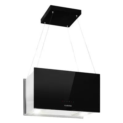 Klarstein Kronleuchter Cappa a Isola 60cm Scarico: 590m3/h LED Touch nero