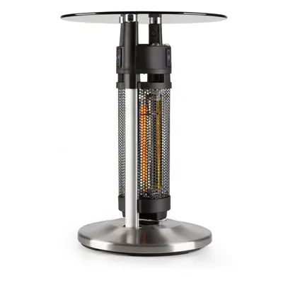 Blumfeldt Primal Heat Tavolo Bistro Elemento Riscaldante Carbonio IR W LED cm Vetro