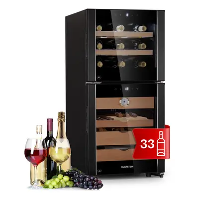 Klarstein El Dorado - Humidor e frigorifero per vini, touch, L, LED