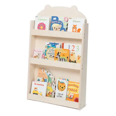 Mobli Dotty Natural - Libreria, montessoriana, multiplex, 60x95x13cm, casetta