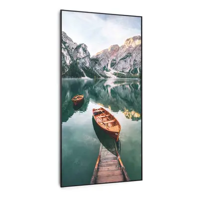 Klarstein Wonderwall Air Art Smart Riscaldatore a infrarossi Lago Verticale 60x120cm 700W