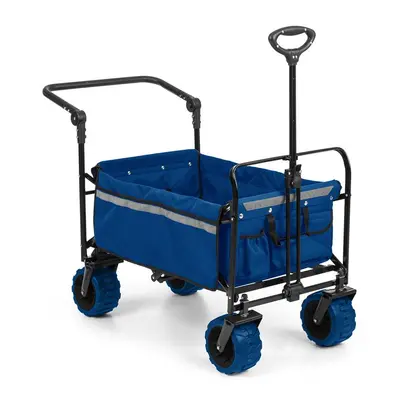 Waldbeck Easy Rider Carretto max. 70kg Asta Telescopica Pieghevole blu