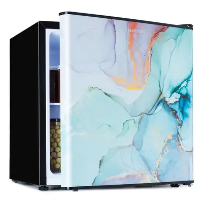 Klarstein CoolArt 45L - Mini frigo, classe energetica E, vano congelatore da 1,5 L, sportello di