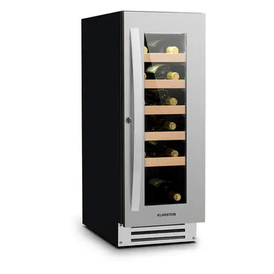 Klarstein Vinovilla Smart Cantinetta vino 50l / bottiglie Sportello in vetro acciaio inox