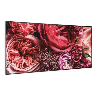 Klarstein Wonderwall Air Art Smart Riscaldatore a infrarossi Fiore 120x60cm 700W