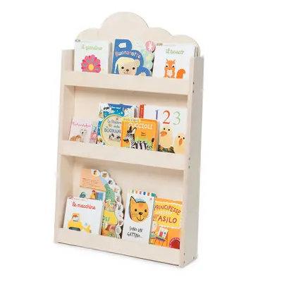 Mobli Dotty Natural - Libreria, montessoriana, multiplex, 60x95x13cm, casetta