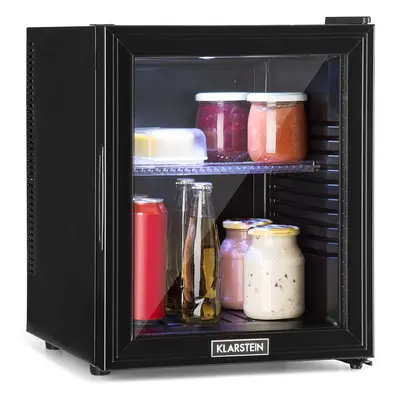 Klarstein Brooklyn mini frigo, sportello di vetro, LED, ripiano