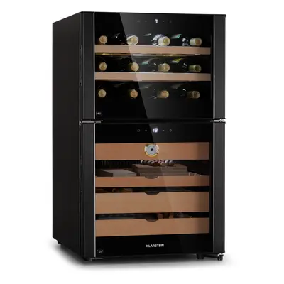 Klarstein El Dorado - Humidor e frigorifero per vini, touch, L, LED