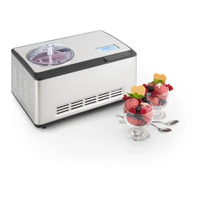 Klarstein Dolce Bacio Gelatiera 2l LCD-Touch Screen in Acciaio Inox