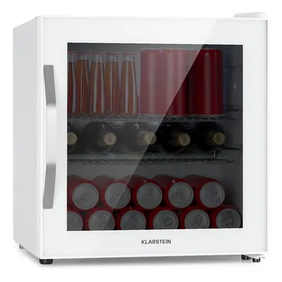 Klarstein Frigorifero Beersafe Quartz litri ripiani Sportello panoramico Bianco