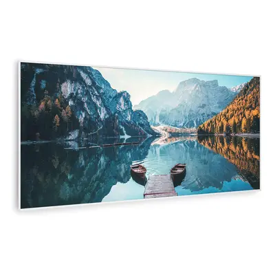 Klarstein Wonderwall Air Art Smart Riscaldatore a infrarossi Lago Orizzontale 120x60cm 700W