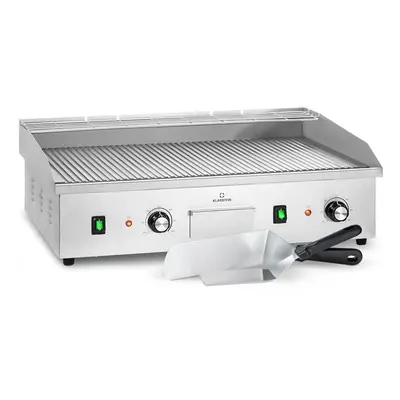 Klarstein Grillmeile Griglia elettrica Plancha 2x2200W Piastra Grill in acciaio inossidabile