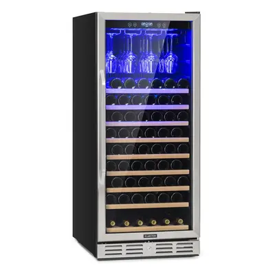 Klarstein Vinovilla Grande Built-in Uno Frigorifero per vini ampio 320l Bottiglie LED acciaio in