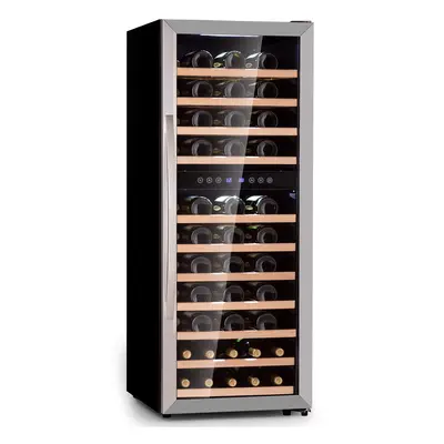 Klarstein Vinamour Duo - Frigorifero per vini, zone, L/73 bottiglie, °C, touch