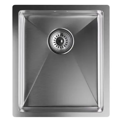 Klarstein TitanSteel - Lavello da cucina da x cm (Lung.xLarg.) in acciaio inox con superficie an