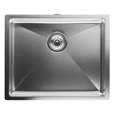 Klarstein TitanSteel - Lavello da cucina da x cm (Lung.xLarg.) in acciaio inox con superficie an