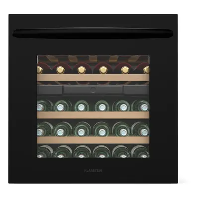 Klarstein Vinsider Built-In Duo - Frigorifero per vini | bottiglie | Integrabile | LED | Silenzi