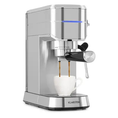 Klarstein Macchina per caffe espresso Futura bar 1450W 1,25l acciaio inossidabile