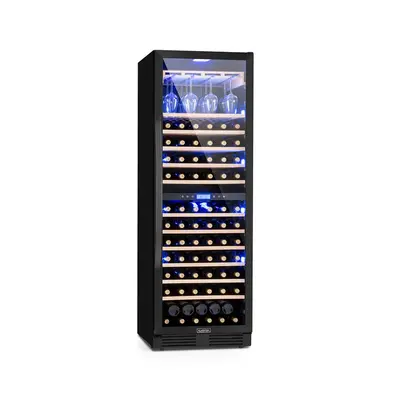 Klarstein Cantinetta-frigo per vini Vinovilla Grande Built-in Uno Onyx - litri bottiglie