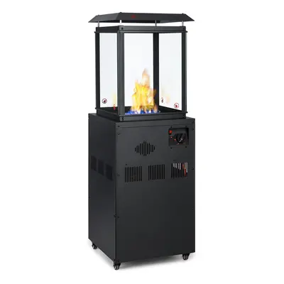 Blumfeldt Stufa a gas Flagranti da 8kW bombole di gas fino a 11kg acciaio inox nero