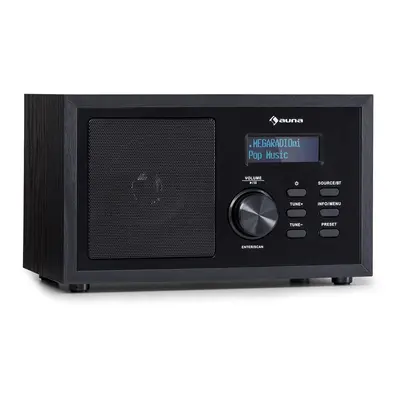 Auna Ambient - Radio DAB+/FM, BT 5.0, AUX-In, display LC, sveglia, timer da cucina