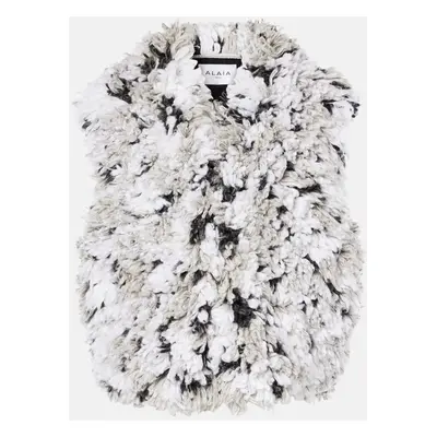 Alaïa Gilet Lynx in shearling sintetico