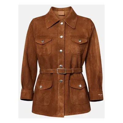 Prada Giacca camicia in suede