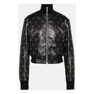 Alaïa Bomber in pelle con borchie