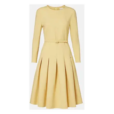 Oscar de la Renta Abito midi in crêpe a pieghe