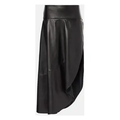 Alaïa Gonna midi asimmetrica in pelle