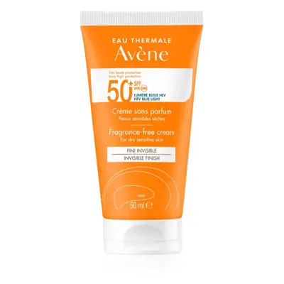 Avène Sun Fragrance-Free Cream crema abbronzante SPF 50+