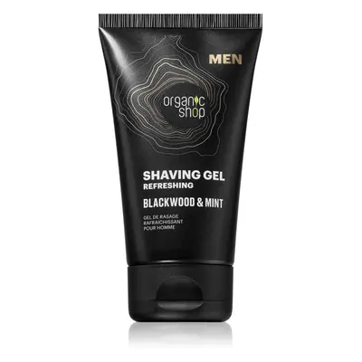 Organic Shop Men Blackwood & Mint gel per rasatura con effetto rinfrescante