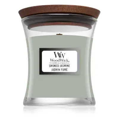 Woodwick Smoked Jasmine candela profumata con stoppino in legno