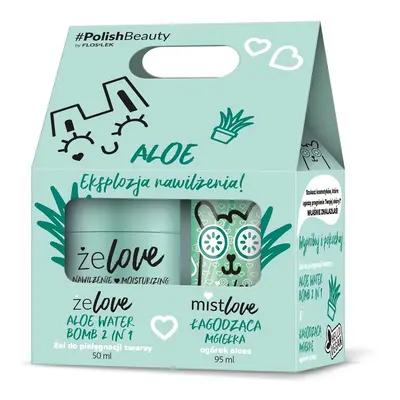 FlosLek Laboratorium ŻELOVE Aloe confezione regalo con aloe vera