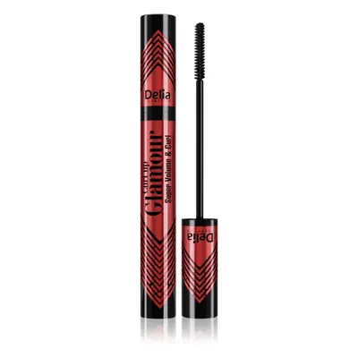 Delia Cosmetics Glamour mascara per ciglia allungate, curve e voluminose colore Black