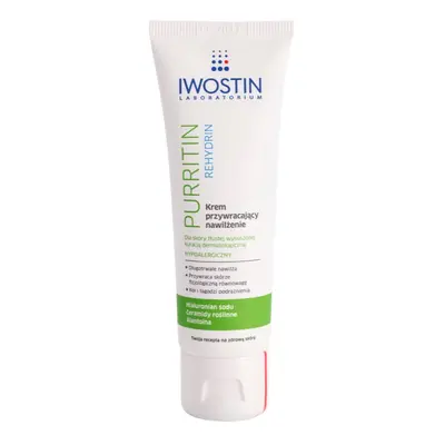 Iwostin Purritin Rehydrin crema idratante per pelli secche e irritate dal trattamento antiacne