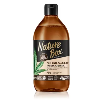 Nature Box Hemp Seed shampoo antiforfora in per uomo