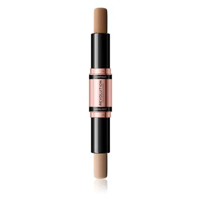 Makeup Revolution Fast Base matitone doppio per contouring colore Fair