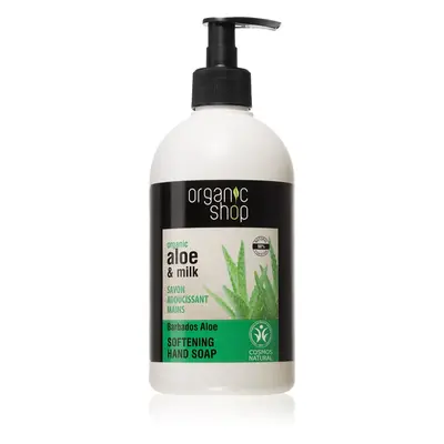 Organic Shop Organic Aloe & Milk Sapone liquido per le mani