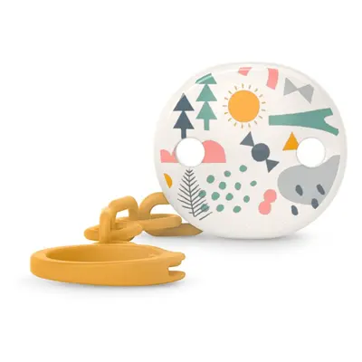 Suavinex Walk Soother Clip fermaglio per ciuccio Yellow