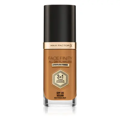 Max Factor Facefinity All Day Flawless fondotinta lunga tenuta SPF colore Sun Tan/ W100 Cocoa